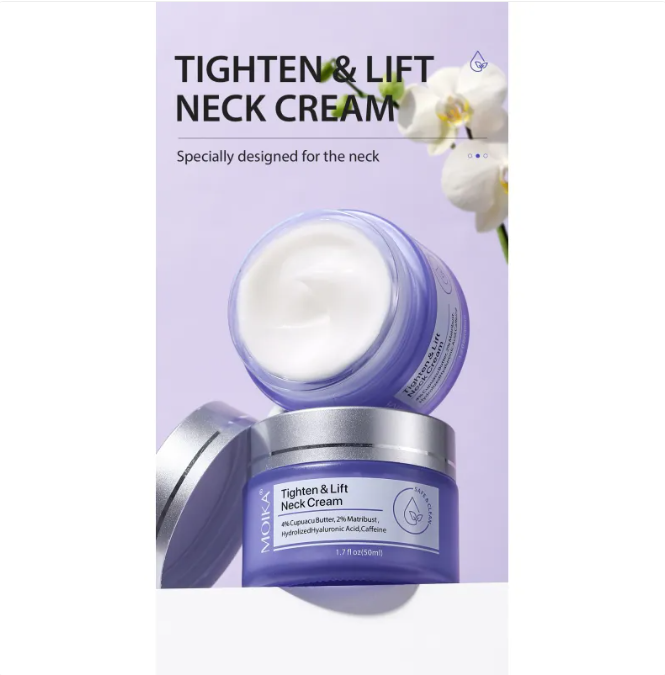 Neck Wrinkle Removal Cream Tightening Firming Fade Fine Lines Anti-Aging Necklines Lifting Shaping Beauty Neck Cream