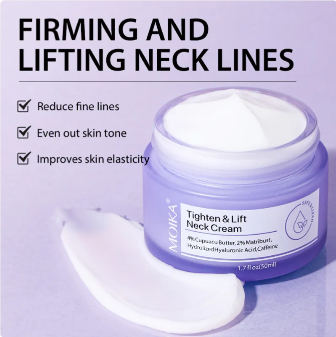 Neck Wrinkle Removal Cream Tightening Firming Fade Fine Lines Anti-Aging Necklines Lifting Shaping Beauty Neck Cream